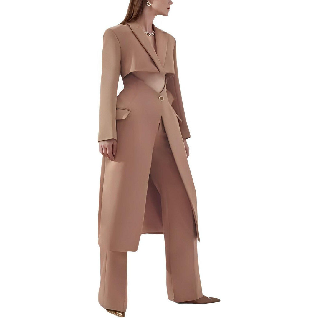 Ami Longline Trench Coat