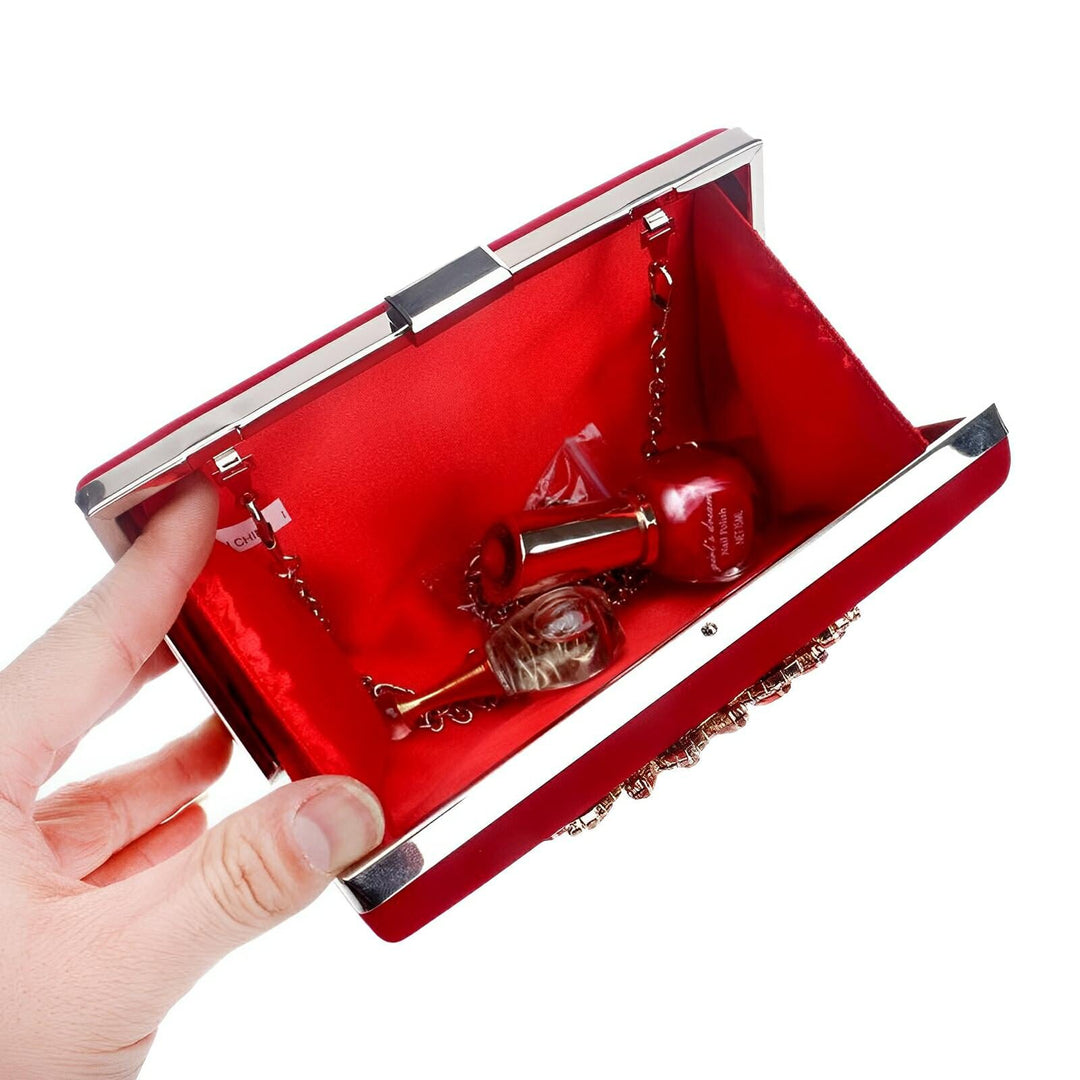 Amoret Rhinestone Clutch