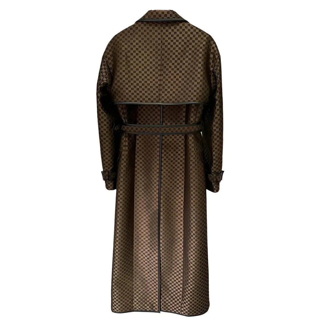 Antonia Embossed Trench Coat