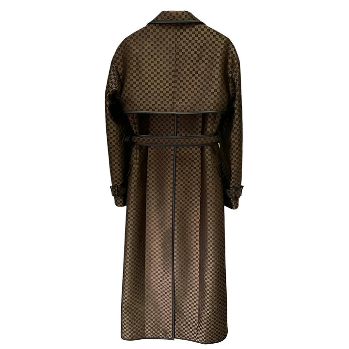 Antonia Embossed Trench Coat