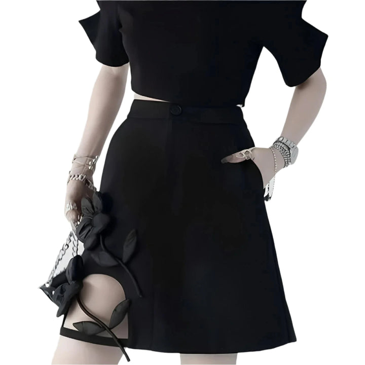 Ara High-Waist Midi Skirt