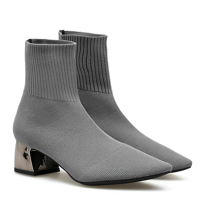 Ashley Knit Ankle Boots