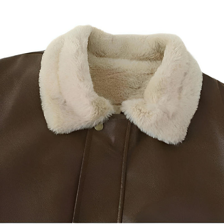 Astrid Faux Leather Jacket