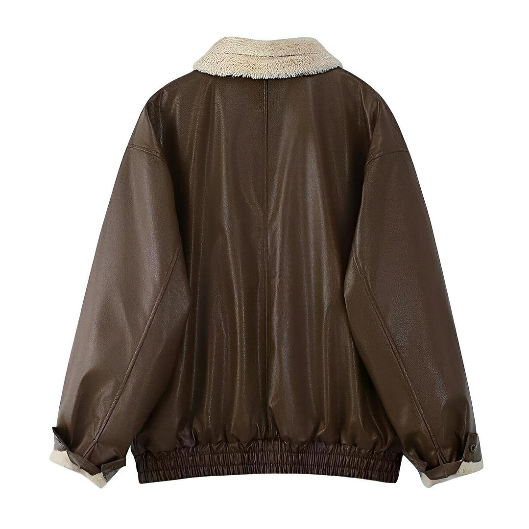 Astrid Faux Leather Jacket