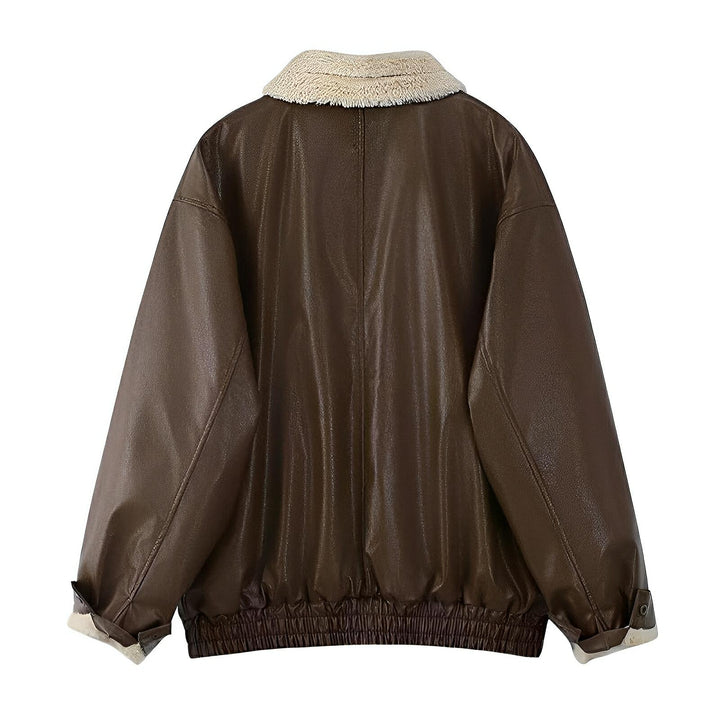 Astrid Faux Leather Jacket