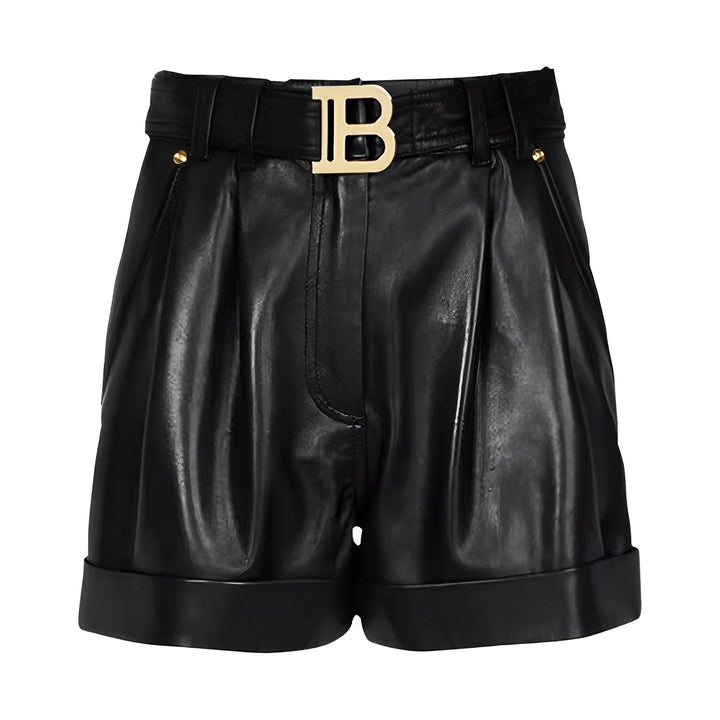 Bianca Faux Leather Shorts