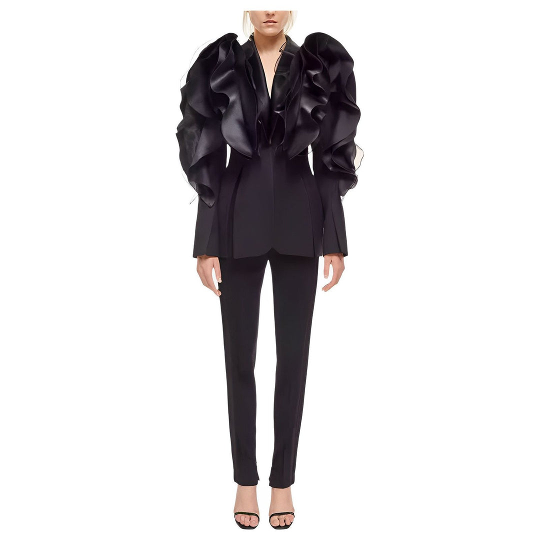 Brielle Chiffon Blazer