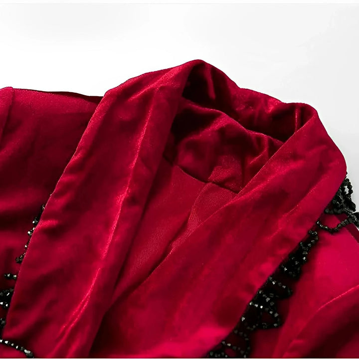 Cassia Velvet Overcoat