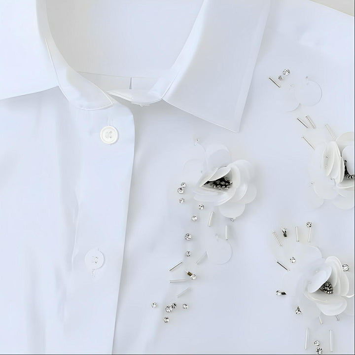 Celine Rhinestone Shirt