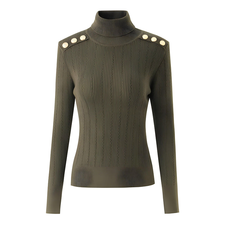 Daria Mock-Neck Sweater