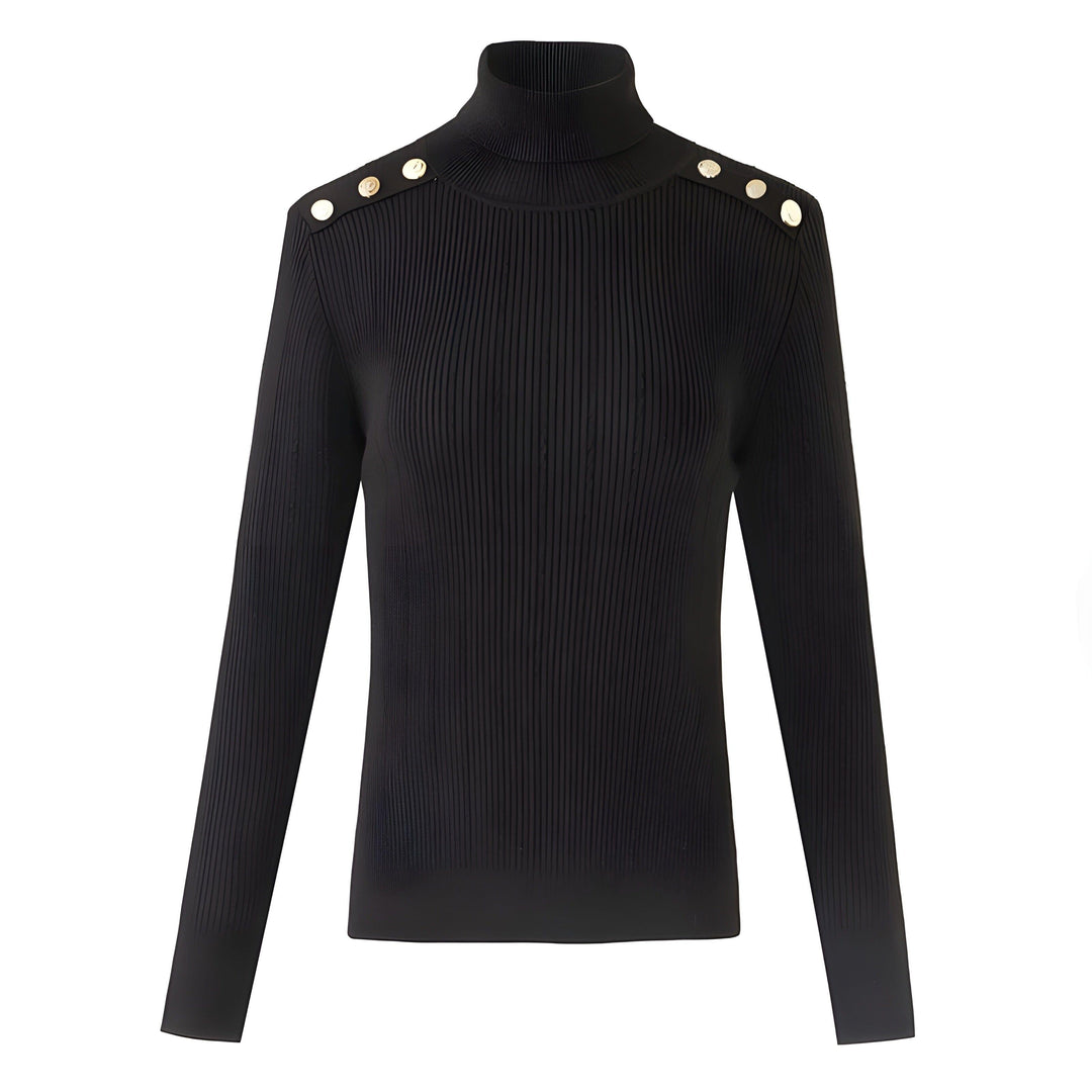 Daria Mock-Neck Sweater