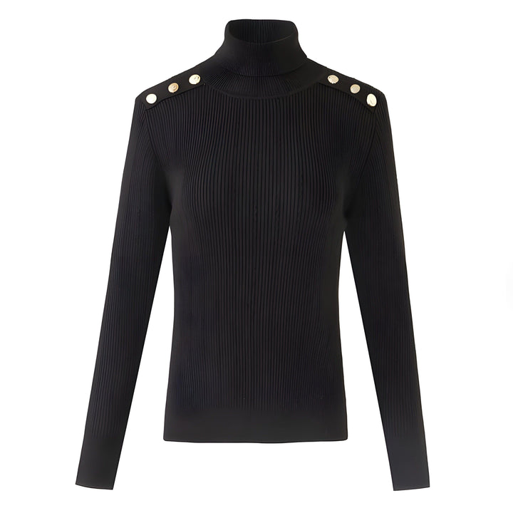 Daria Mock-Neck Sweater