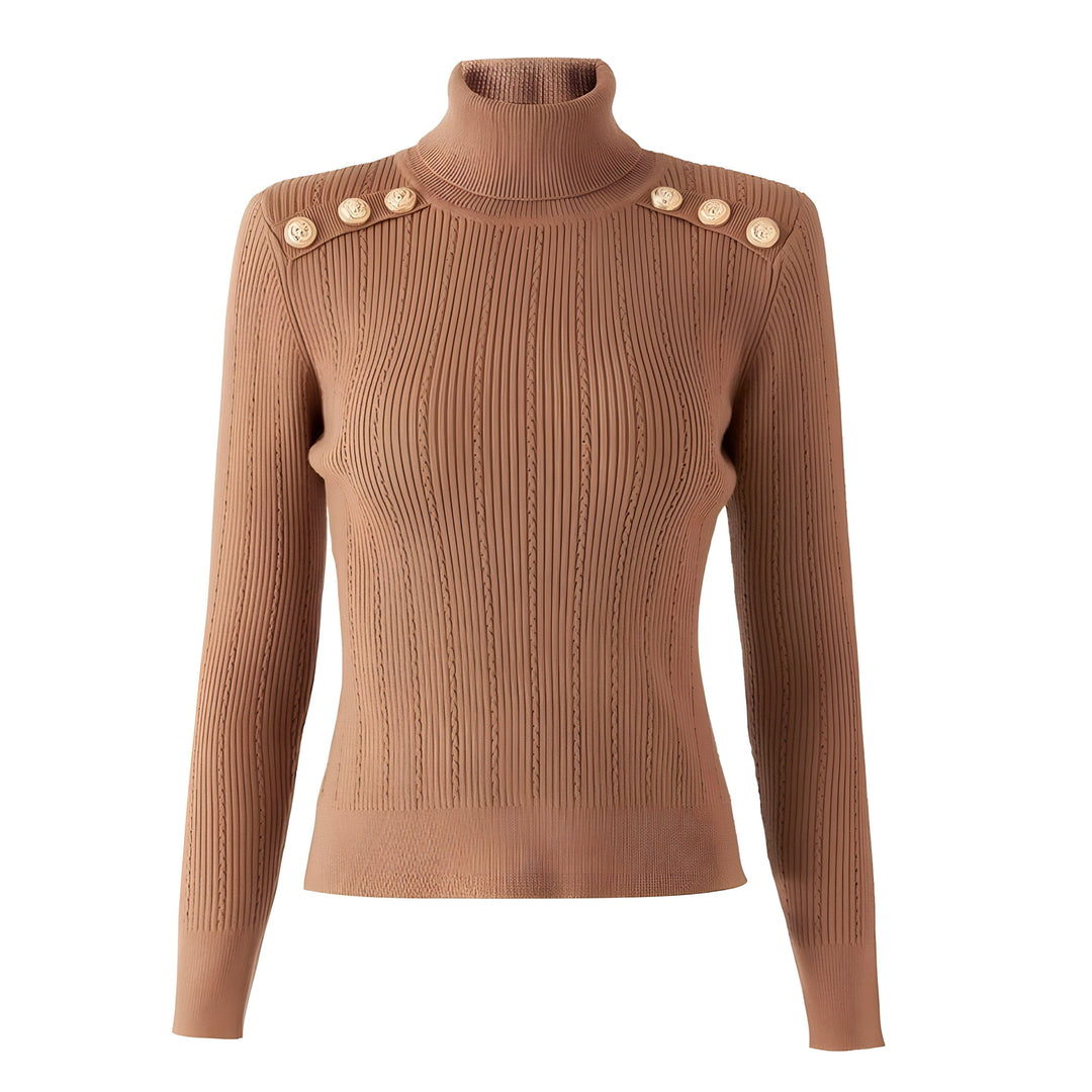 Daria Mock-Neck Sweater
