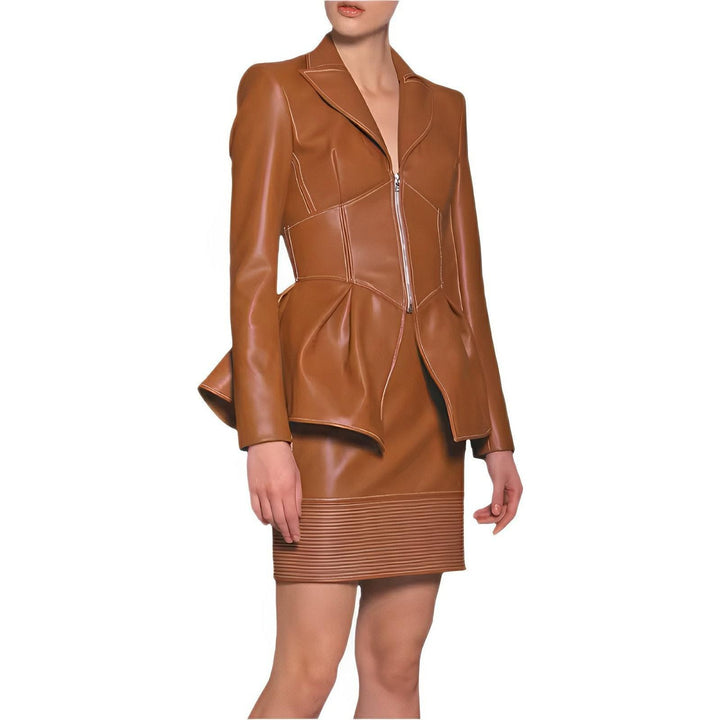 Estelle Faux Leather Jacket