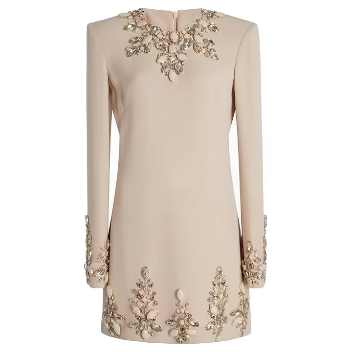 Faustine Rhinestone Mini Dress