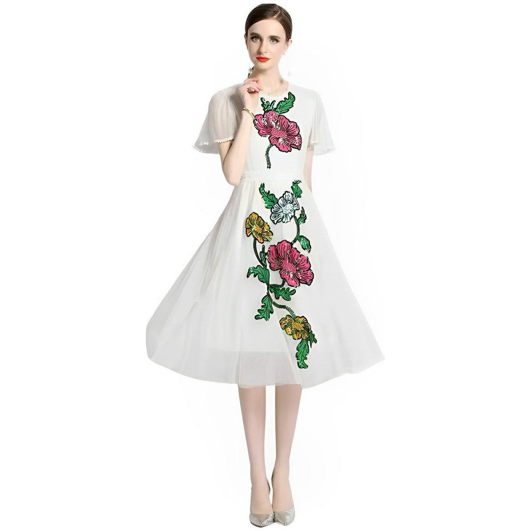 Floriana Sequin Midi Dress