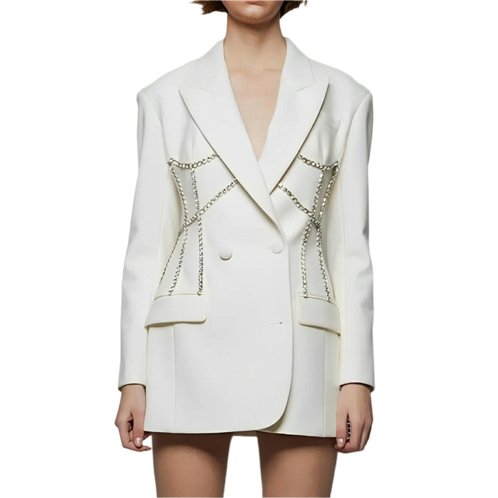 Freya Rhinestone Blazer