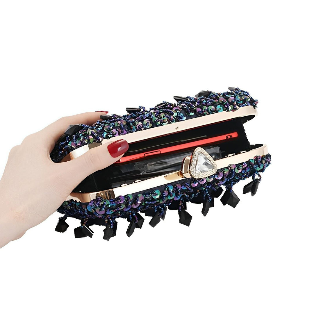 Halcyon Rhinestone Clutch