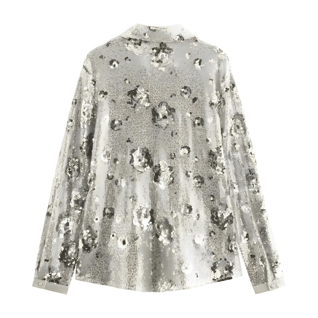 Inez Sequin Blouse