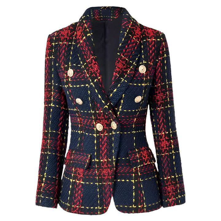 Iris Plaid Blazer