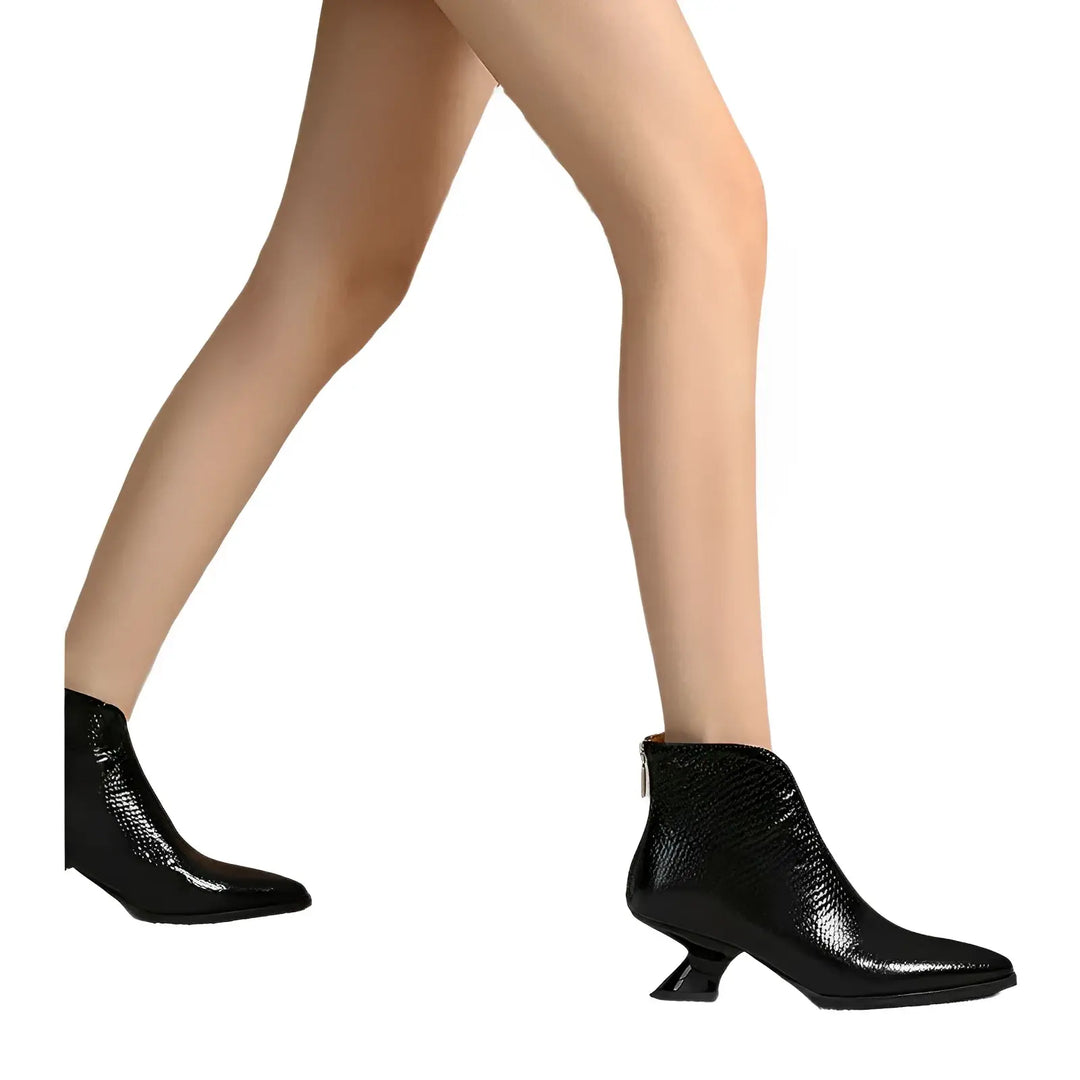 Isadora Leather Ankle Boots
