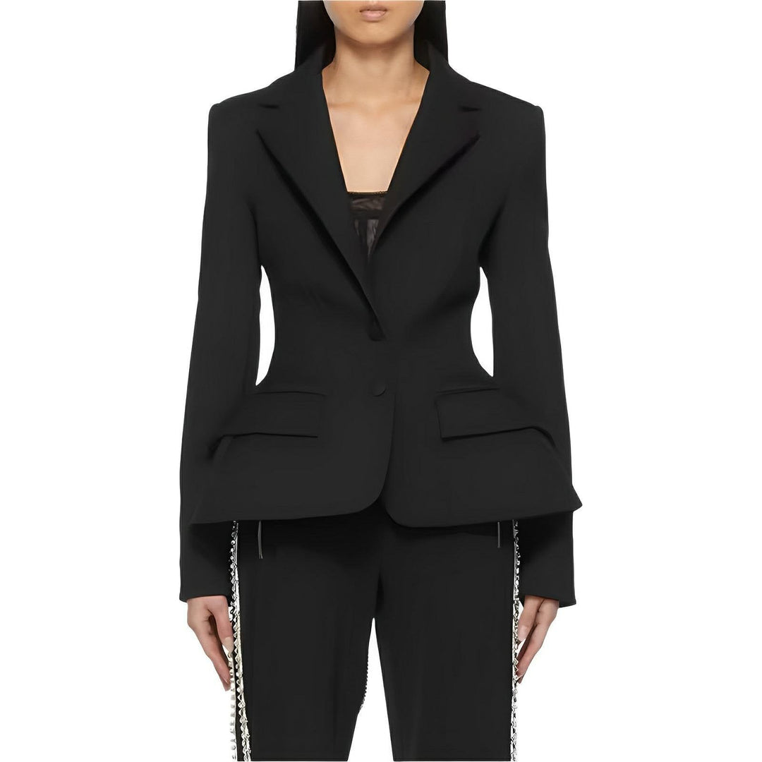 Jocelyn Open-Back Blazer