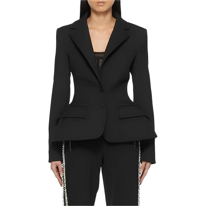 Jocelyn Open-Back Blazer