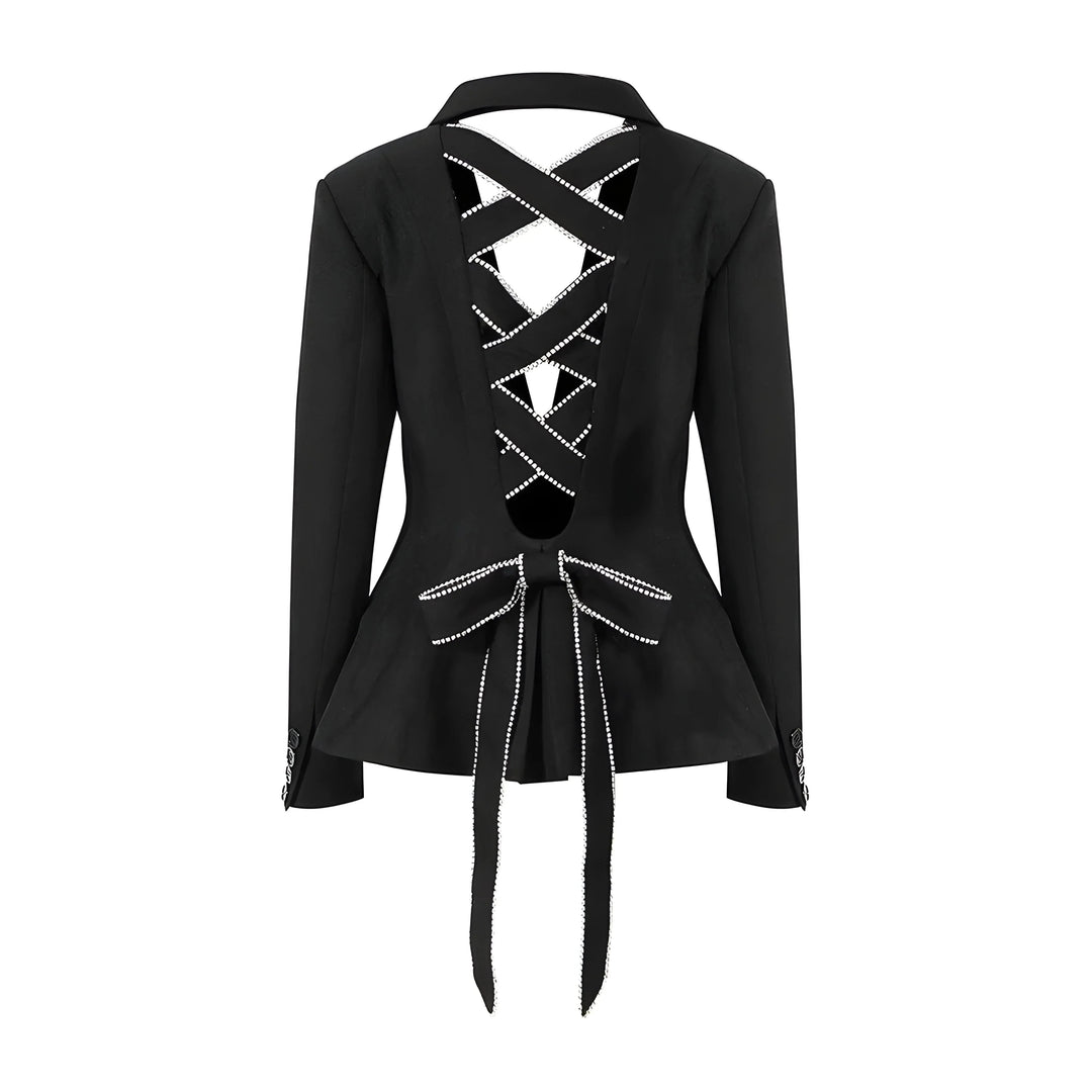 Jocelyn Open-Back Blazer