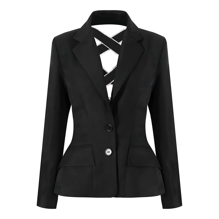 Jocelyn Open-Back Blazer