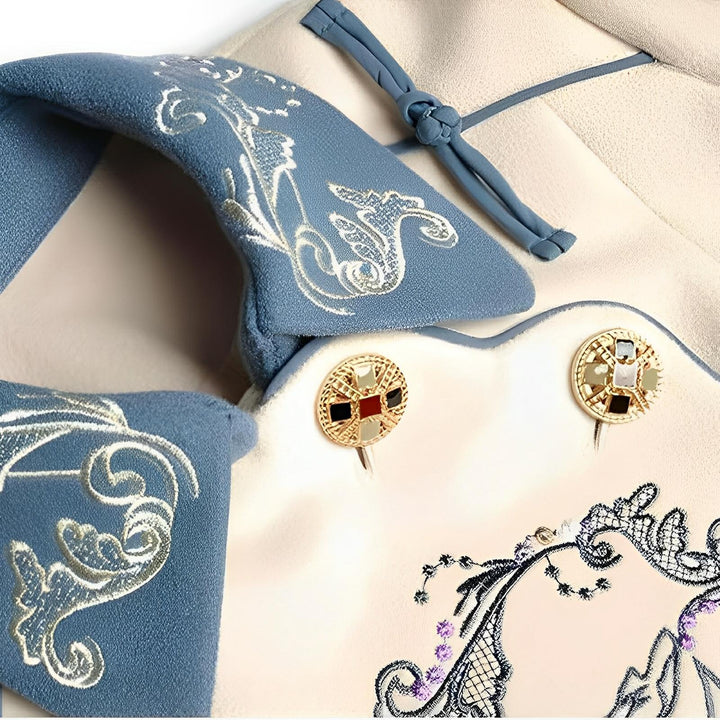Jolie Embroidered Overcoat