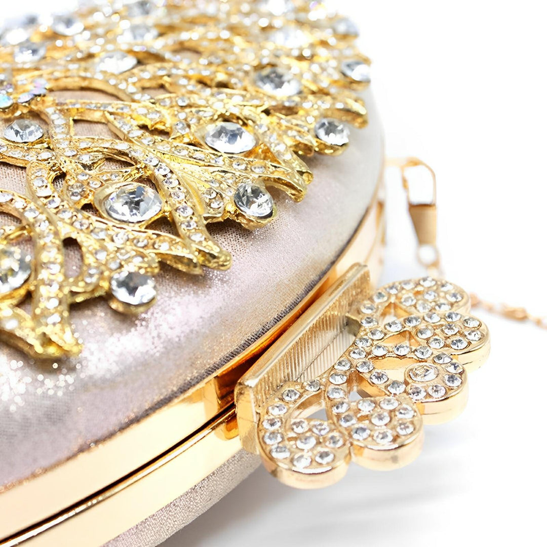 Kaelia Rhinestone Clutch