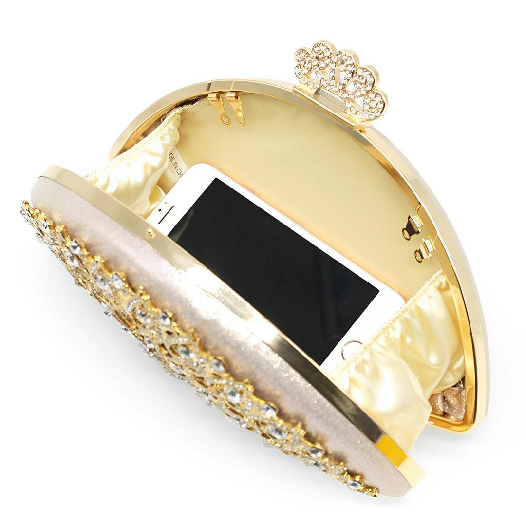 Kaelia Rhinestone Clutch