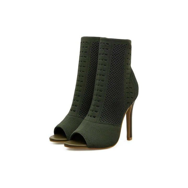 Katriel Open-Toe Ankle Boots