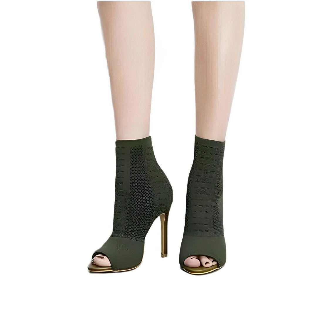 Katriel Open-Toe Ankle Boots