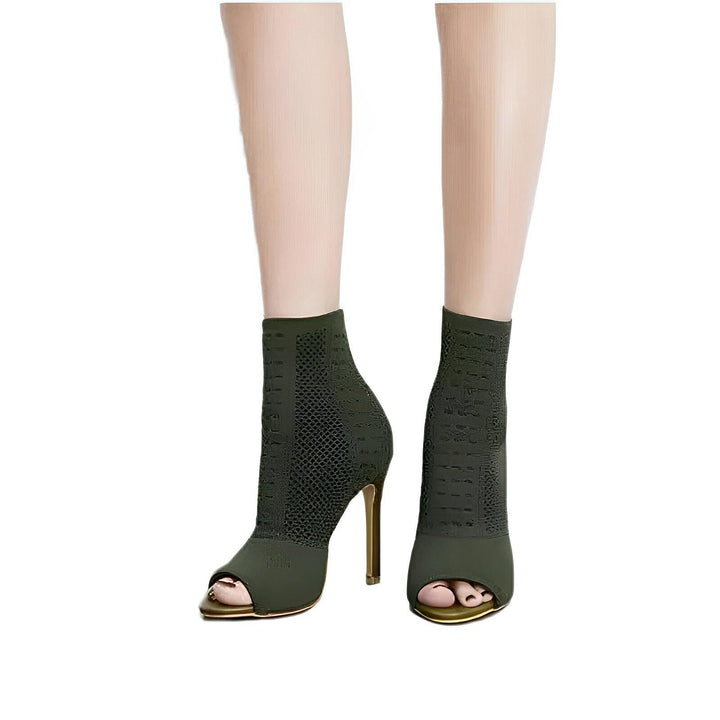 Katriel Open-Toe Ankle Boots