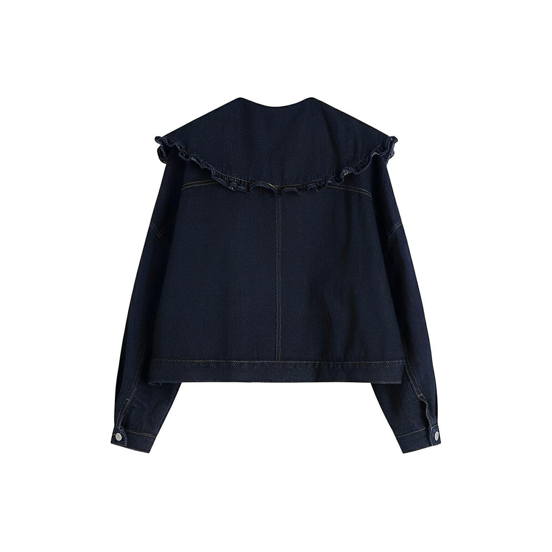 Leandra Cropped Denim Jacket