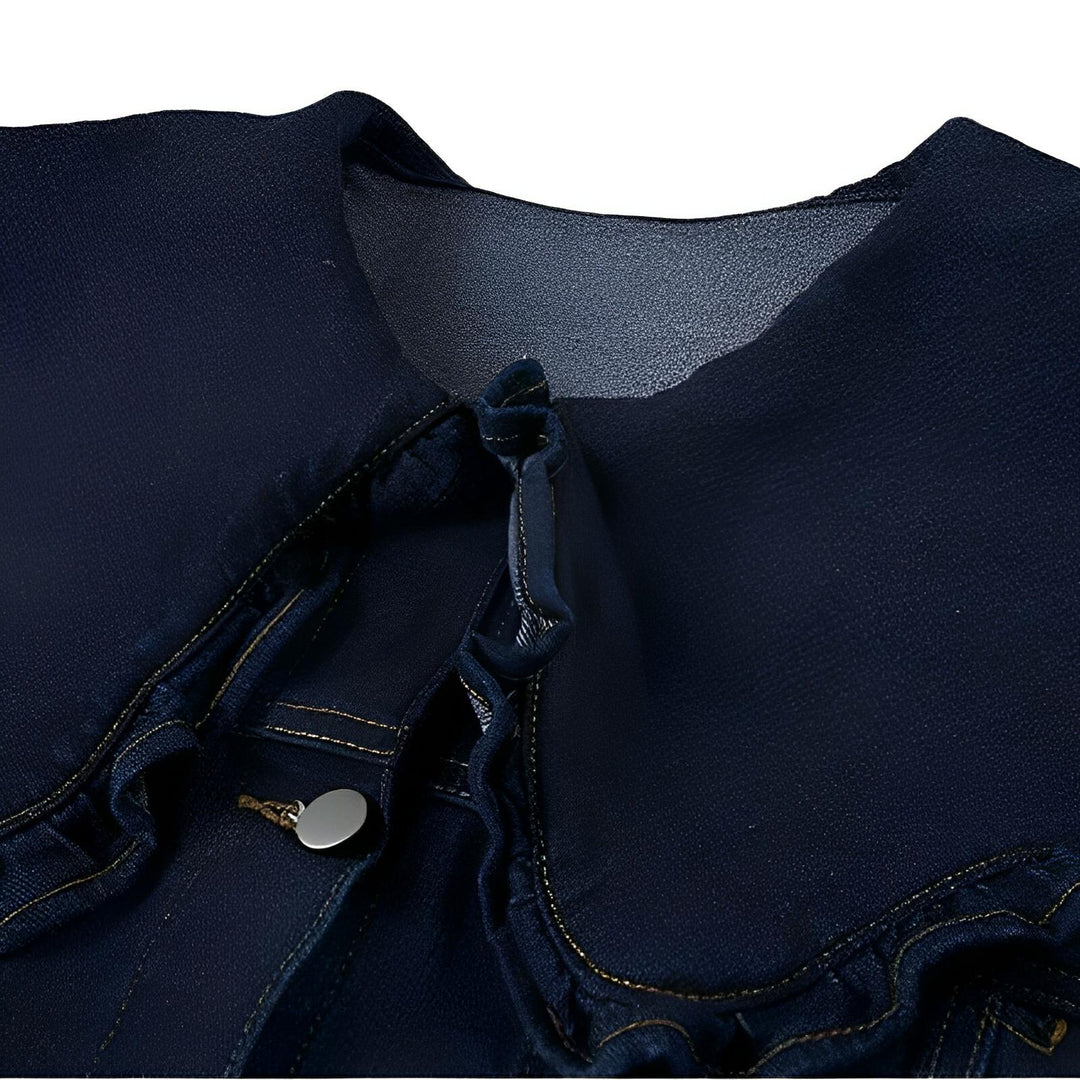Leandra Cropped Denim Jacket