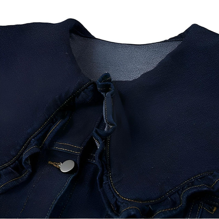 Leandra Cropped Denim Jacket