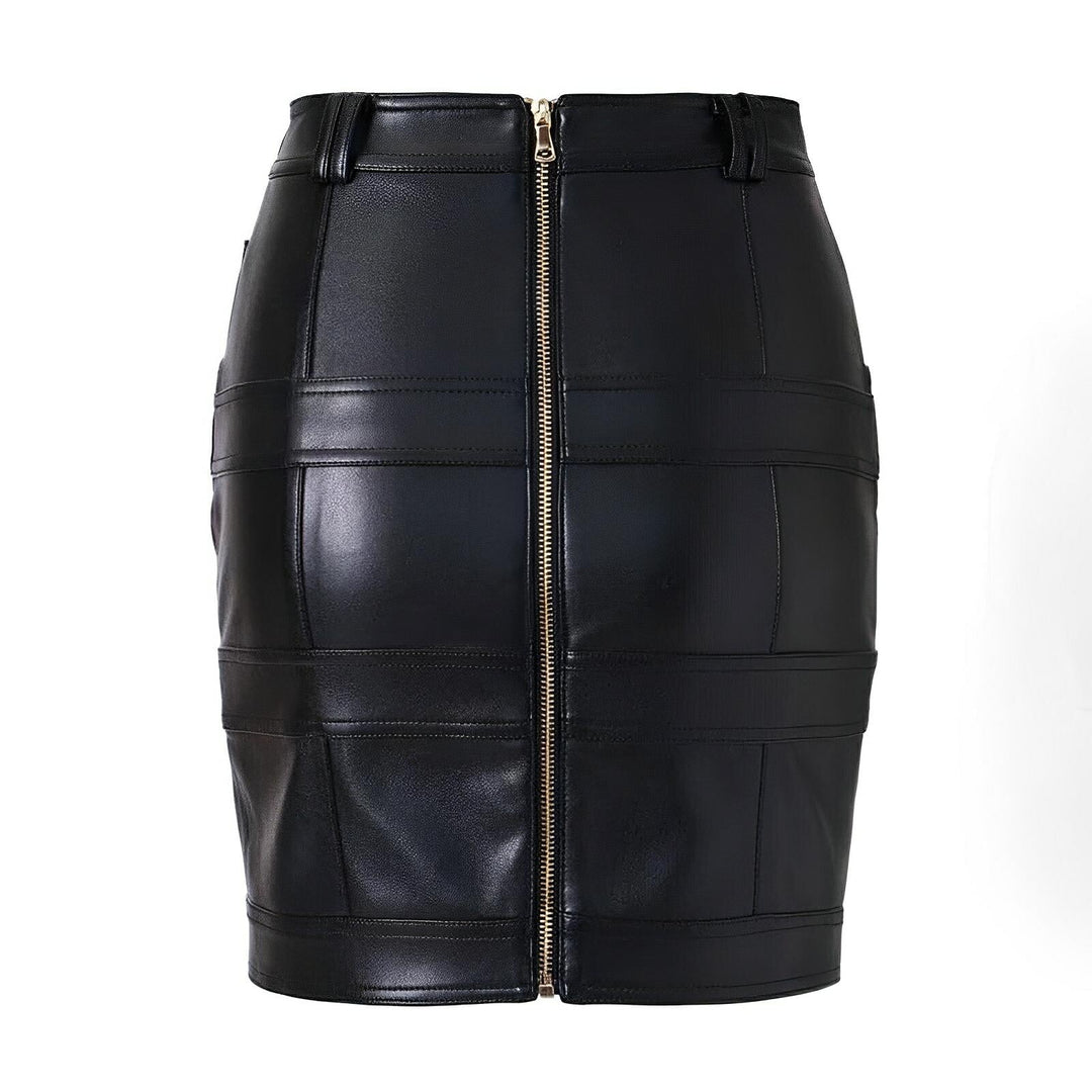 Luna Faux Leather Mini Skirt