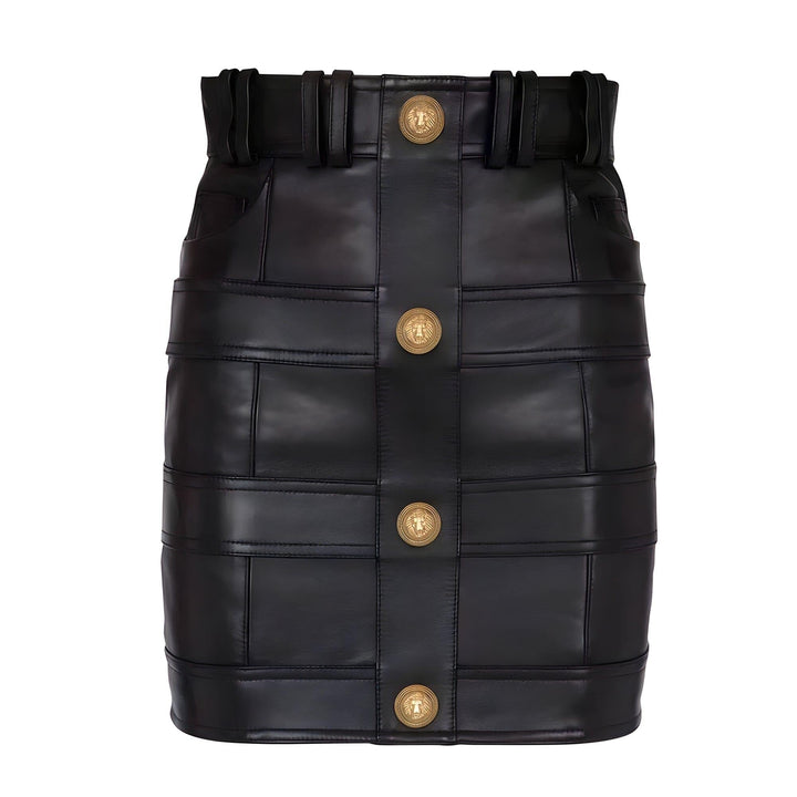 Luna Faux Leather Mini Skirt
