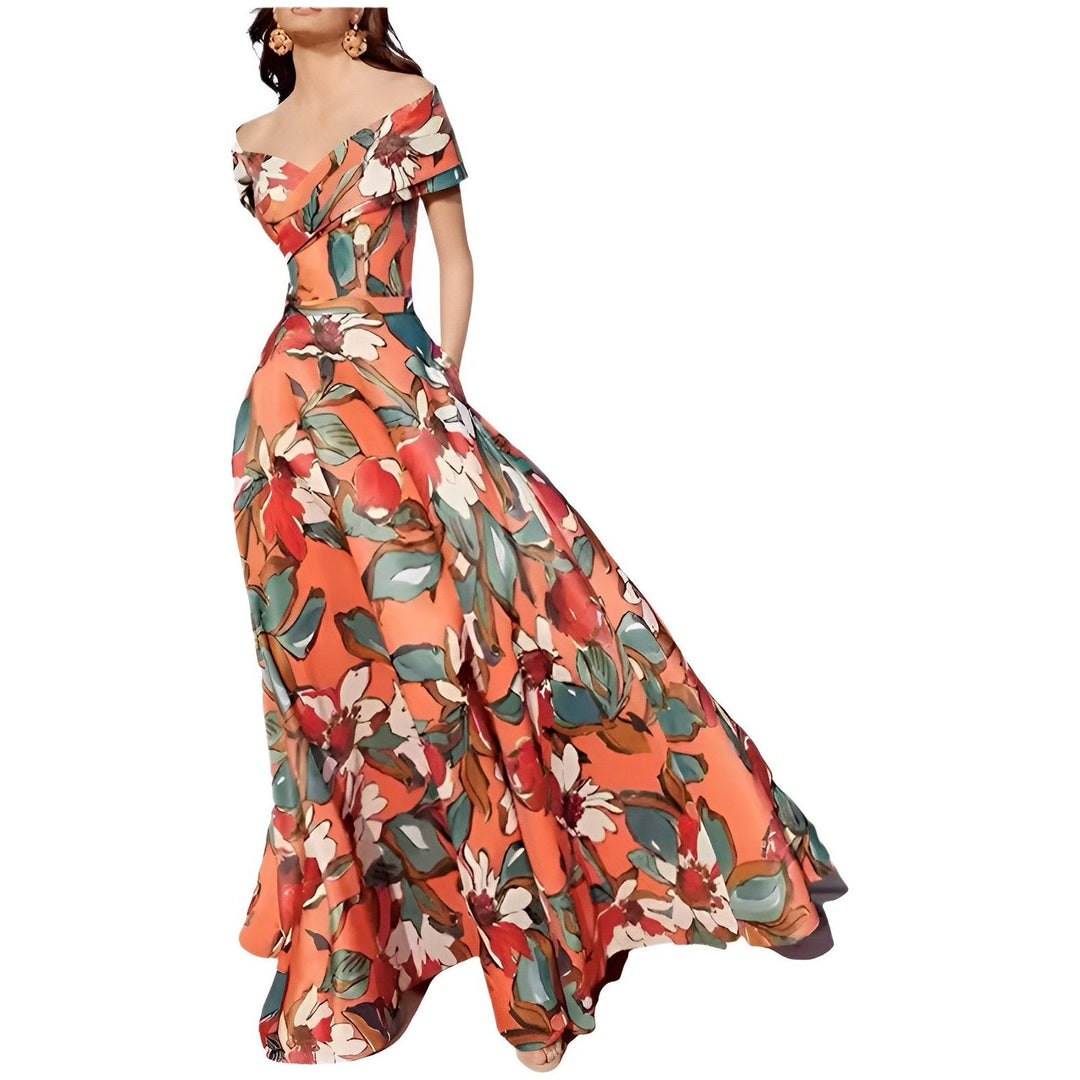 Melona Off-Shoulder Maxi Dress