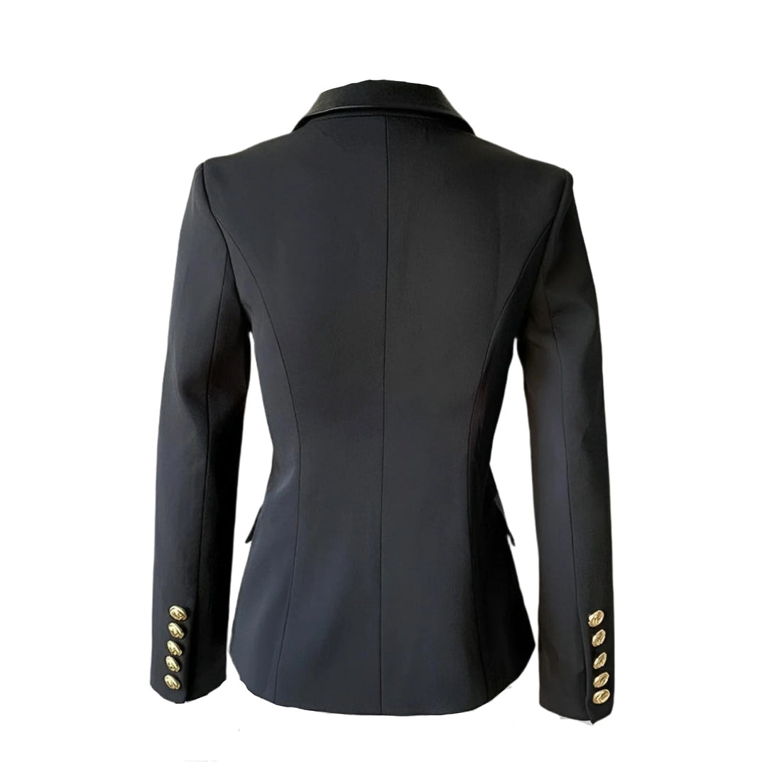 Mila Faux Leather Blazer
