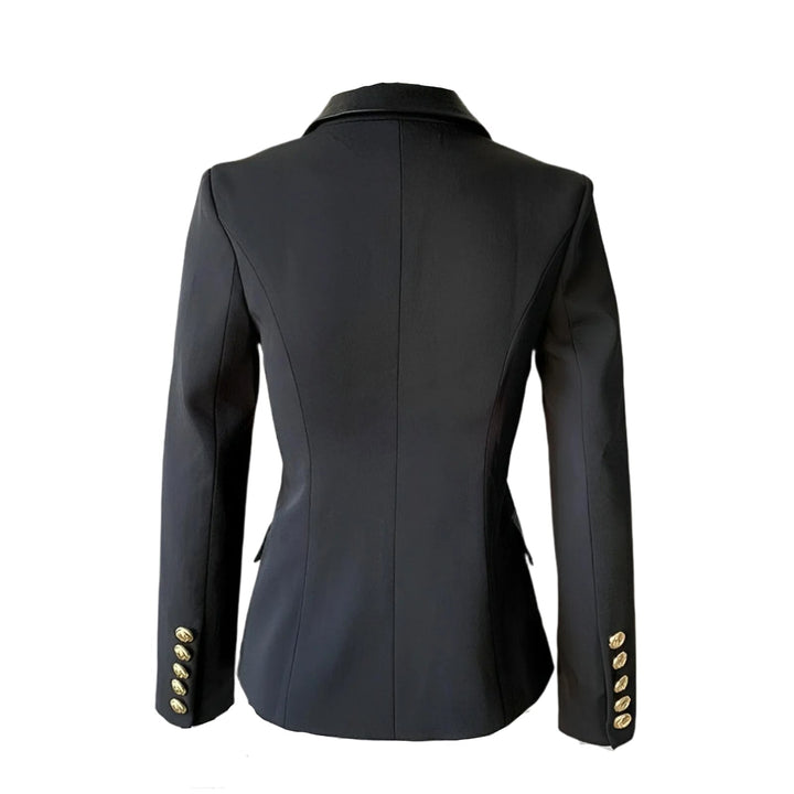 Mila Faux Leather Blazer
