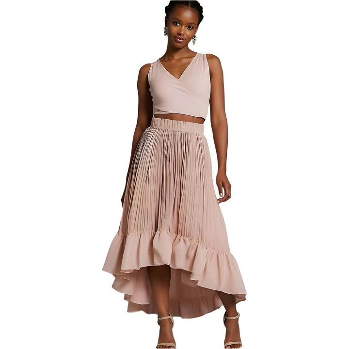 Mila Pleated Midi Skirt