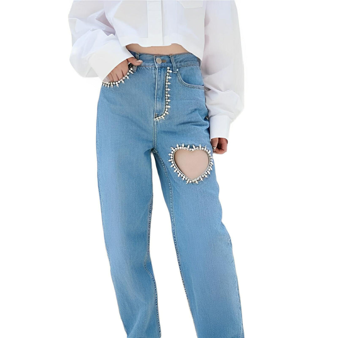 Naya Rhinestone Jeans