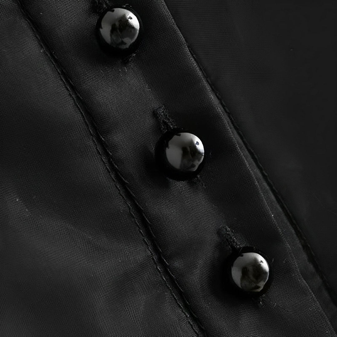 Noir Ribbon Blouse