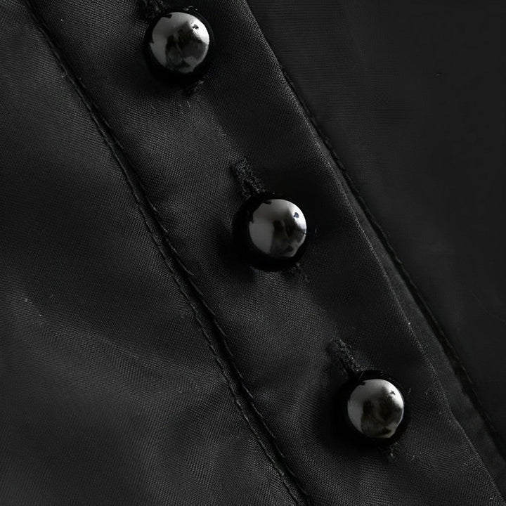 Noir Ribbon Blouse