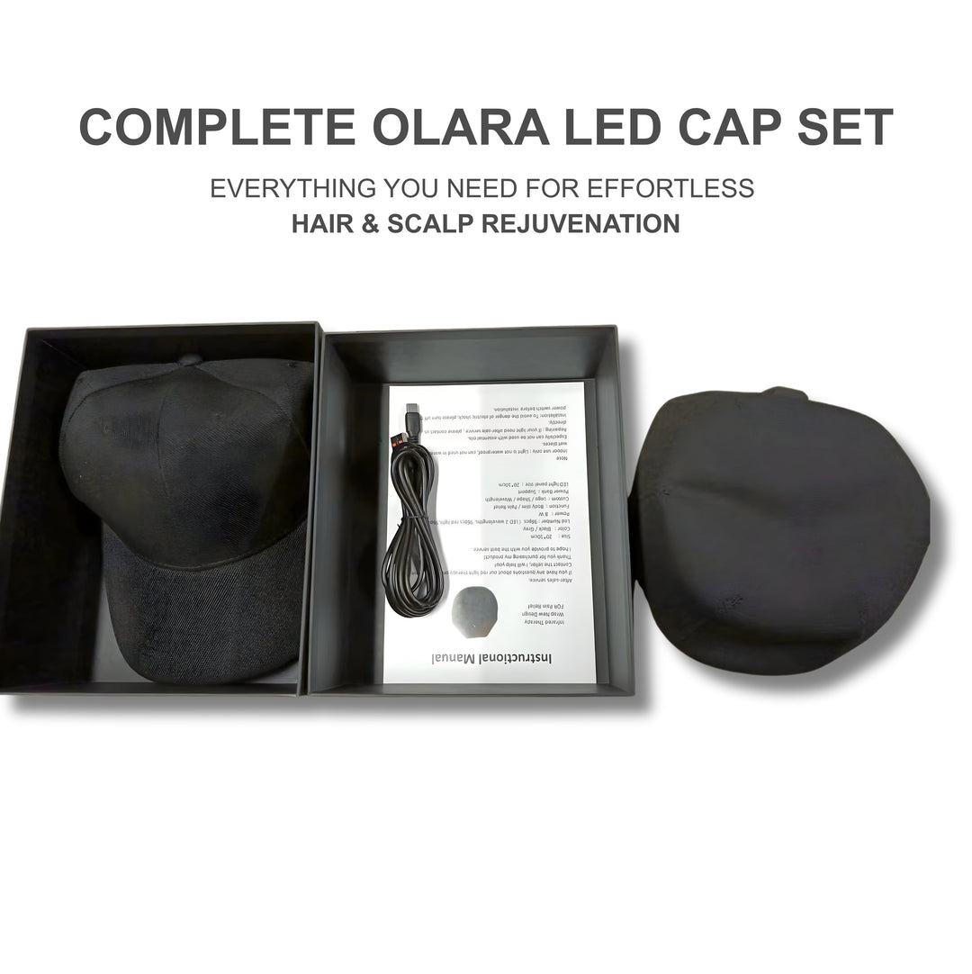 Olara LED Cap for Hair & Scalp Wellness - Red Light Therapy