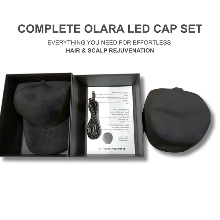 Olara LED Cap for Hair & Scalp Wellness - Red Light Therapy