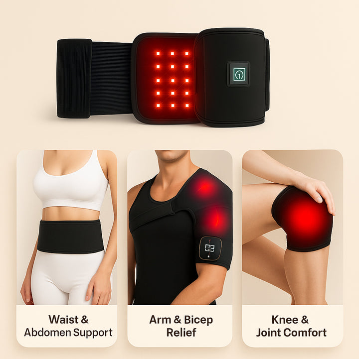 Olara Multi-Position Red Light Wrap — Targeted Comfort for Muscles & Joints